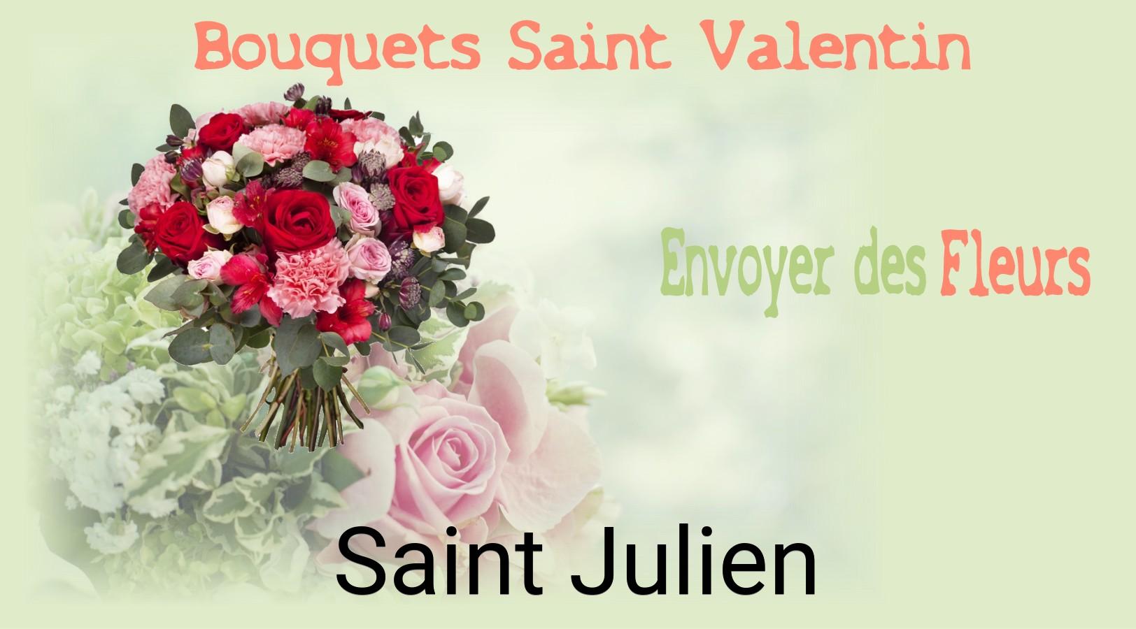 Roses de Saint-Valentin livrées à Saint-Julien